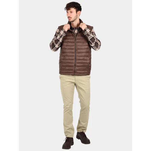 Timberland Durable Water Repellent Vest Férfi Mellény 243-Chocolate Brown