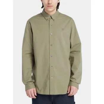 Timberland Long Sleeve Stretch Poplin Shirt