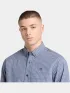 Timberland Micro Plaid Poplin Shirt Férfi Ing A7P-Stone Wash