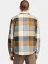 Timberland Sherpa Lined Plaid Overshirt Timberland Sherpa Lined Plaid Overshirt Férfi Utcai Kabát EI2-Dark Wheat B Yd
