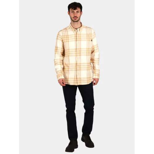 Timberland Midweight  Flannel Check Shirt Férfi Ing EHI-Angora