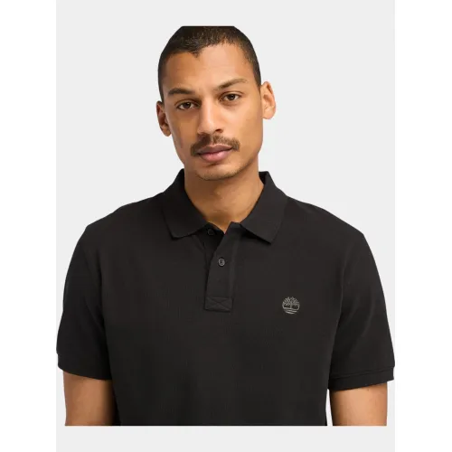 Timberland Pique Short Sleeve Polo Timberland Pique Short Sleeve Polo Férfi Galléros póló 001-Black