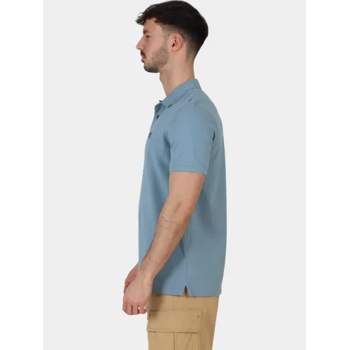 Timberland Pique Short Sleeve Polo Timberland Pique Short Sleeve Polo Férfi Galléros póló 758-Citadel