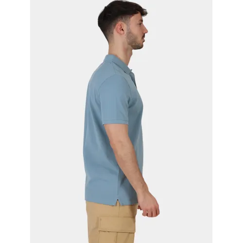 Timberland Pique Short Sleeve Polo Timberland Pique Short Sleeve Polo Férfi Galléros póló 758-Citadel