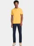 Timberland Pique Short Sleeve Polo Férfi Galléros póló 714-Yolk Yellow