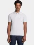 Timberland Pique Short Sleeve Polo Férfi Galléros póló A7E-Gray Dawn
