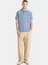 Timberland Pique Short Sleeve Polo Férfi Galléros póló B88-Stone Wash