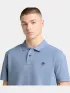 Timberland Pique Short Sleeve Polo Férfi Galléros póló B88-Stone Wash