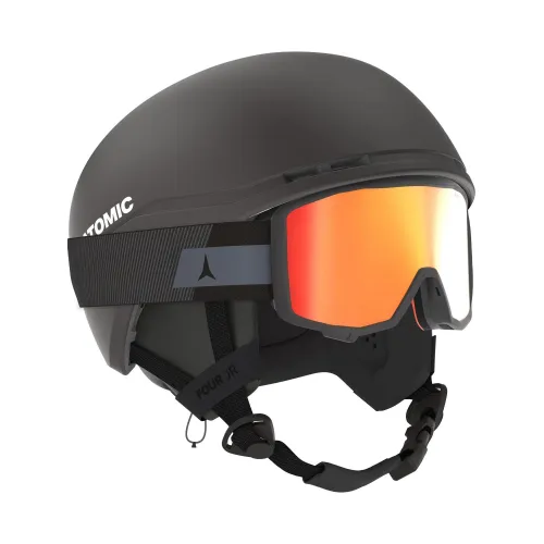 Atomic Four Jr Junior-Gyerek Bukósisak, Védőfelszerelés 090-Black