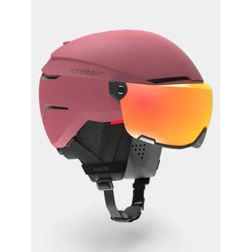 Atomic Savor Visor Stereo Férfi Bukósisak, Védőfelszerelés 550-Maroon