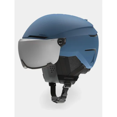 Atomic Savor Visor Stereo Férfi Bukósisak, Védőfelszerelés 678-Black/Fire Red