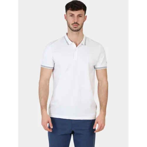 TBS Attonpol Férfi Galléros póló 027-Blanc