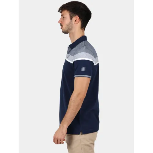 TBS Barispol Férfi Galléros póló 612-Navy