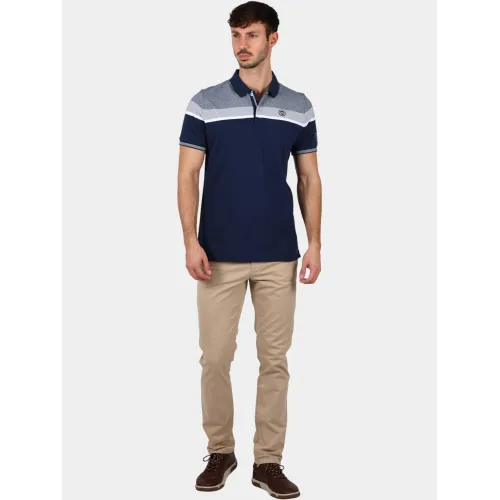 TBS Barispol Férfi Galléros póló 612-Navy