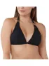 Barts Solid Halter Triangle Női Bikini 01-black