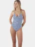 Barts Yankun Plunge One Piece Női Bikini 38-denim