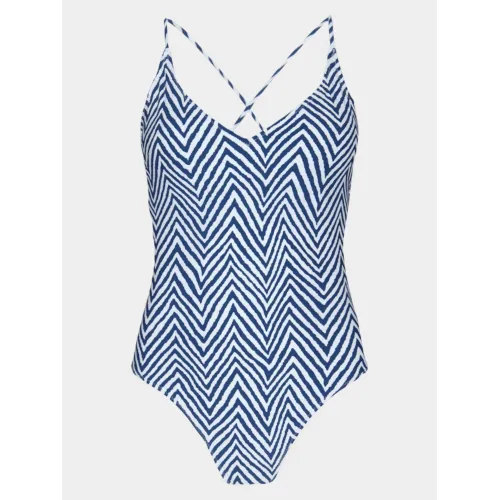 Barts Yankun Plunge One Piece Női Bikini 38-denim