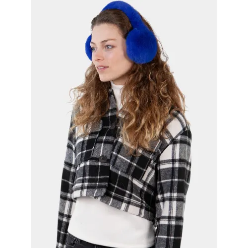 Barts Big Fur Earmuffs Barts Big Fur Earmuffs Női Sapka 04-cobalt