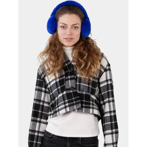 Barts Big Fur Earmuffs Barts Big Fur Earmuffs Női Sapka 04-cobalt