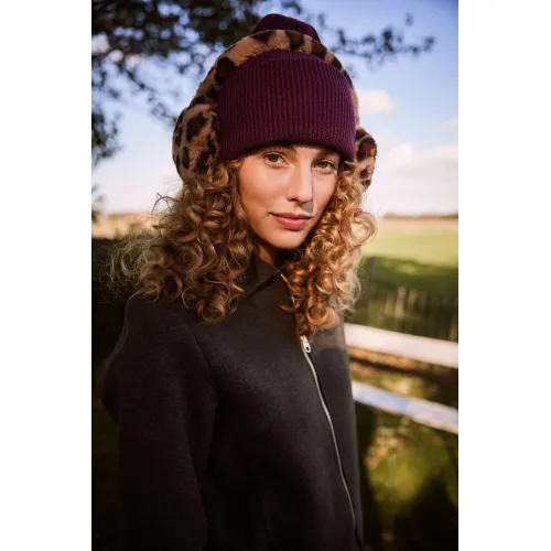 Barts Big Fur Earmuffs Női Fülvédő 37-print brown