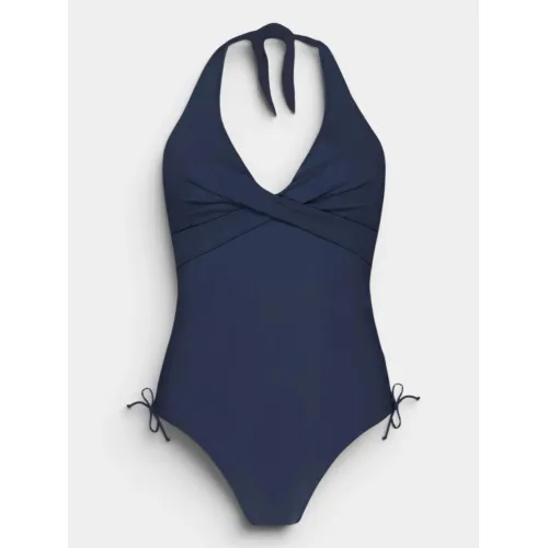 Barts Solid Halter One Piece Női Úszódressz 03-navy