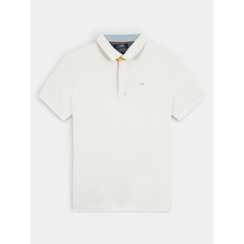 TBS Clidepol Férfi Galléros póló 017-Arctique