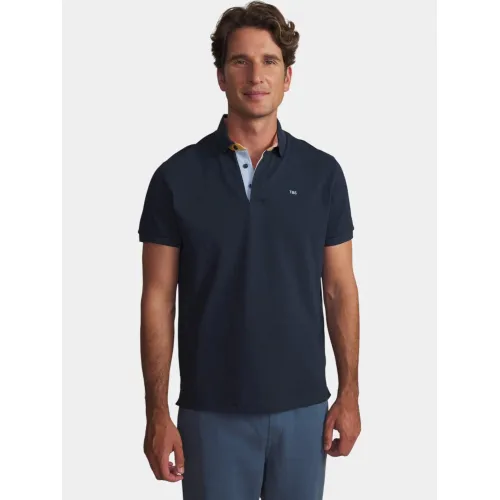 TBS Clidepol Férfi Galléros póló 612-Navy