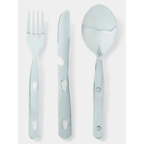 Ferrino Set Of 3 Cutlery Steel Inox Ferrino Set Of 3 Cutlery Steel Inox Férfi Kemping, utazás HCU-HCU