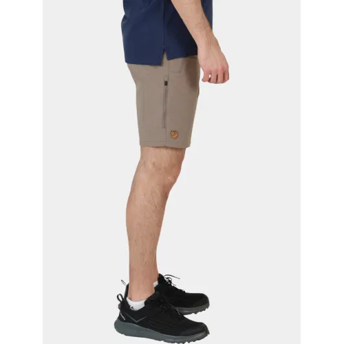 Fjallraven Abisko Trail Stretch Shorts M Női Túranadrág, esőnadrág 244-Suede Brown