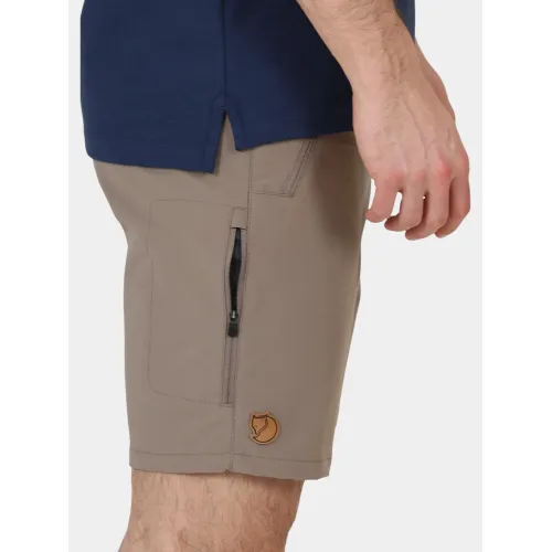 Fjallraven Abisko Trail Stretch Shorts M Női Túranadrág, esőnadrág 244-Suede Brown