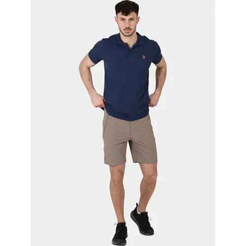 Fjallraven Abisko Trail Stretch Shorts M Női Túranadrág, esőnadrág 244-Suede Brown