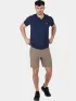 Fjallraven Abisko Trail Stretch Shorts M Női Túranadrág, esőnadrág 244-Suede Brown