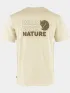 Fjallraven Walk With Nature T-shirt M Férfi Póló 113-Chalk White