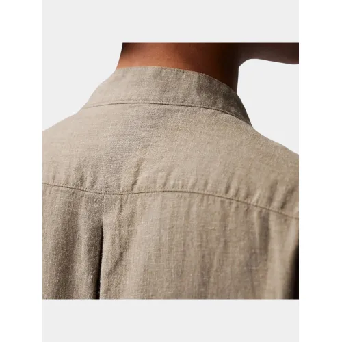 Fjallraven Övik Hemp Shirt LS W Női Ing, Blúz 244-Suede Brown