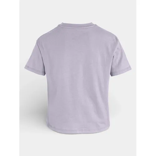 Fjallraven Fjällblomster Logo T-shirt W Női Póló 452-Lavender Mist