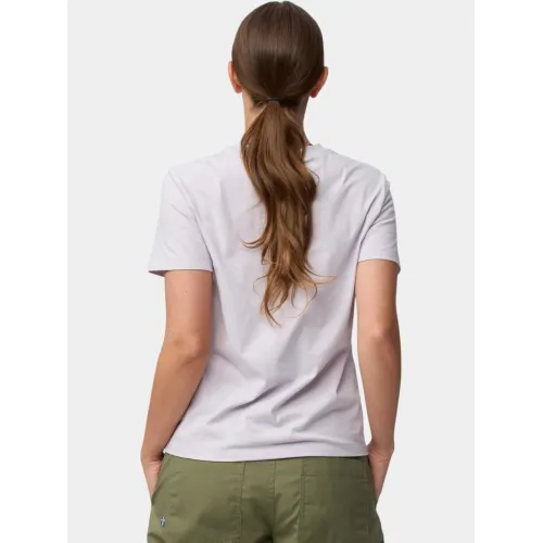 Fjallraven Archive Logo T-shirt W Női Fitness felső 452-Lavender Mist