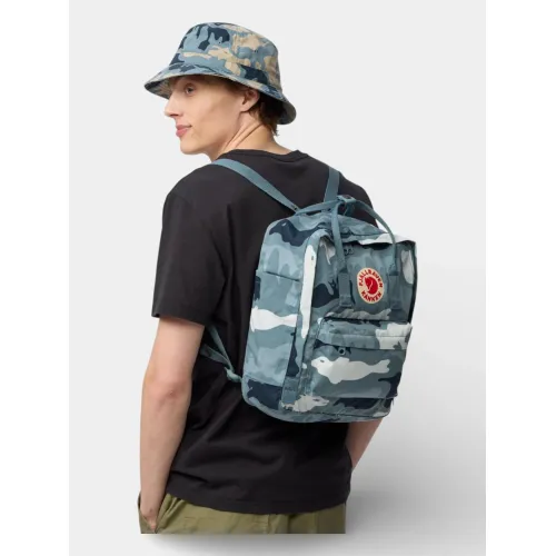 Fjallraven Kanken Graphics Táska Hátizsák 577-986-Nimbus Blue-Hidden Animals