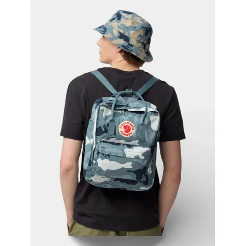 Fjallraven Kanken Graphics Táska Hátizsák 577-986-Nimbus Blue-Hidden Animals