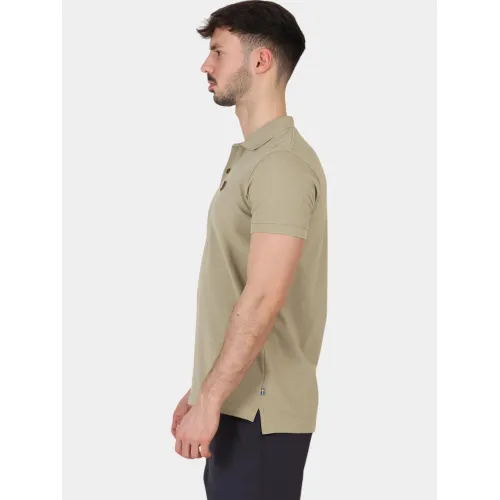 Fjallraven Övik Polo Shirt M Férfi Galléros póló 195-Sand Stone