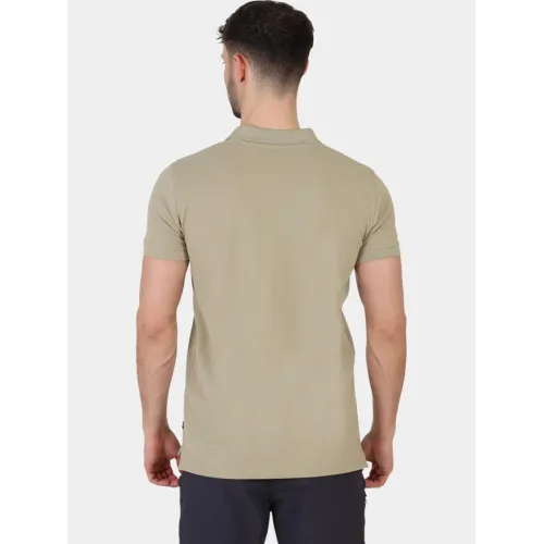 Fjallraven Övik Polo Shirt M Férfi Galléros póló 195-Sand Stone