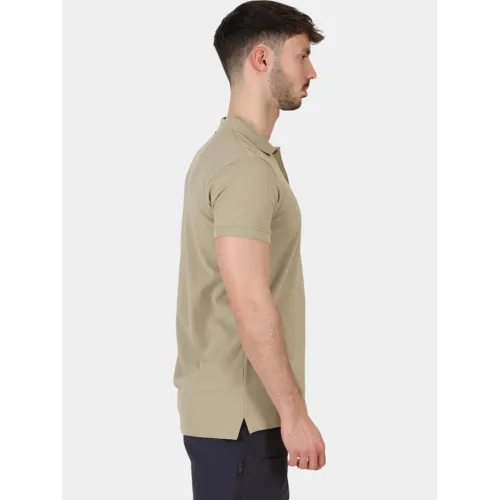 Fjallraven Övik Polo Shirt M Férfi Galléros póló 195-Sand Stone