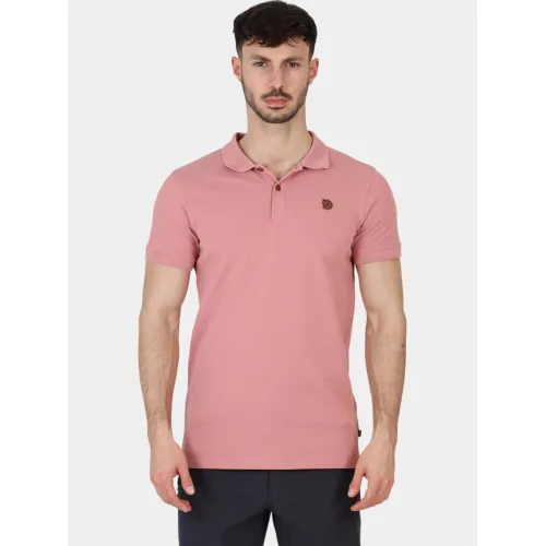 Fjallraven Övik Polo Shirt M Férfi Galléros póló 300-Dusty Rose