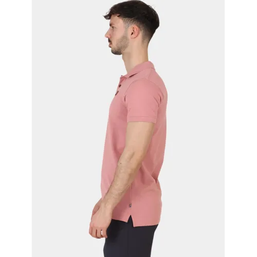 Fjallraven Övik Polo Shirt M Férfi Galléros póló 300-Dusty Rose