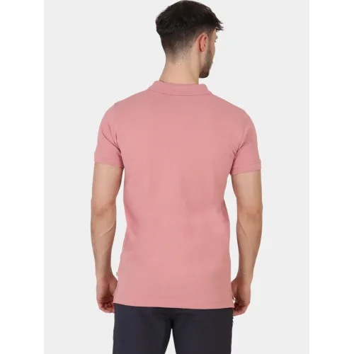 Fjallraven Övik Polo Shirt M Férfi Galléros póló 300-Dusty Rose