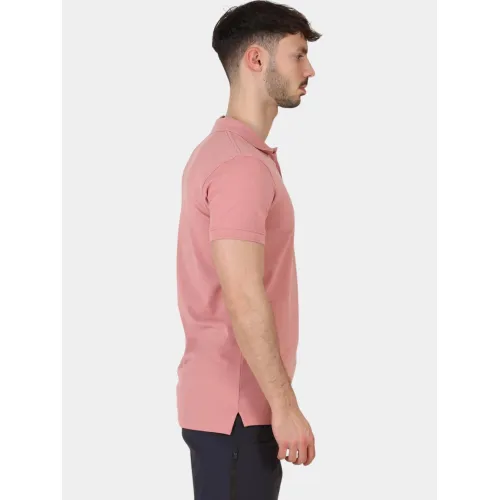 Fjallraven Övik Polo Shirt M Férfi Galléros póló 300-Dusty Rose
