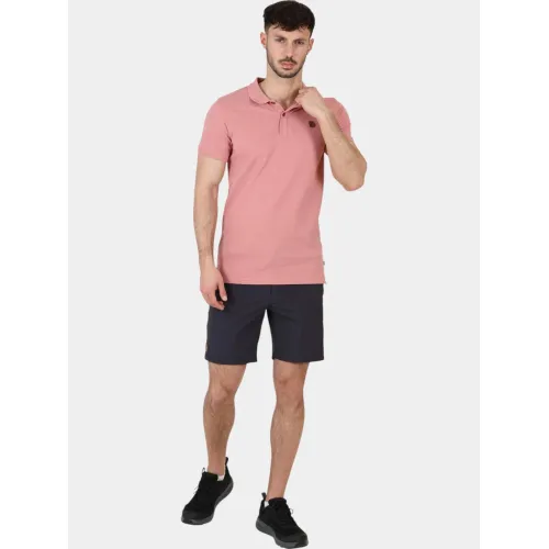 Fjallraven Övik Polo Shirt M Férfi Galléros póló 300-Dusty Rose