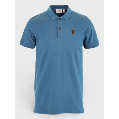 Fjallraven Övik Polo Shirt M Férfi Galléros póló 543-Dawn Blue