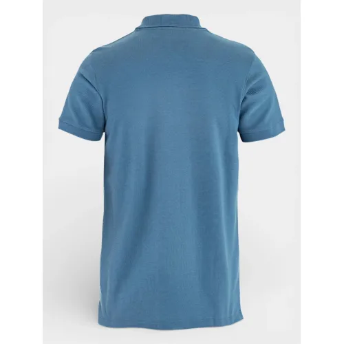 Fjallraven Övik Polo Shirt M Férfi Galléros póló 543-Dawn Blue