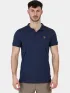 Fjallraven Övik Polo Shirt M Férfi Galléros póló 560-Navy