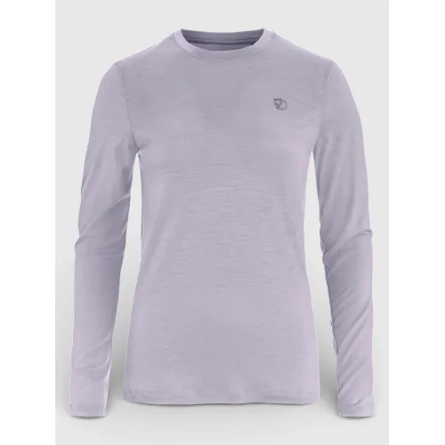 Fjallraven Abisko Wool LS W Női Fitness felső 452-Lavender Mist